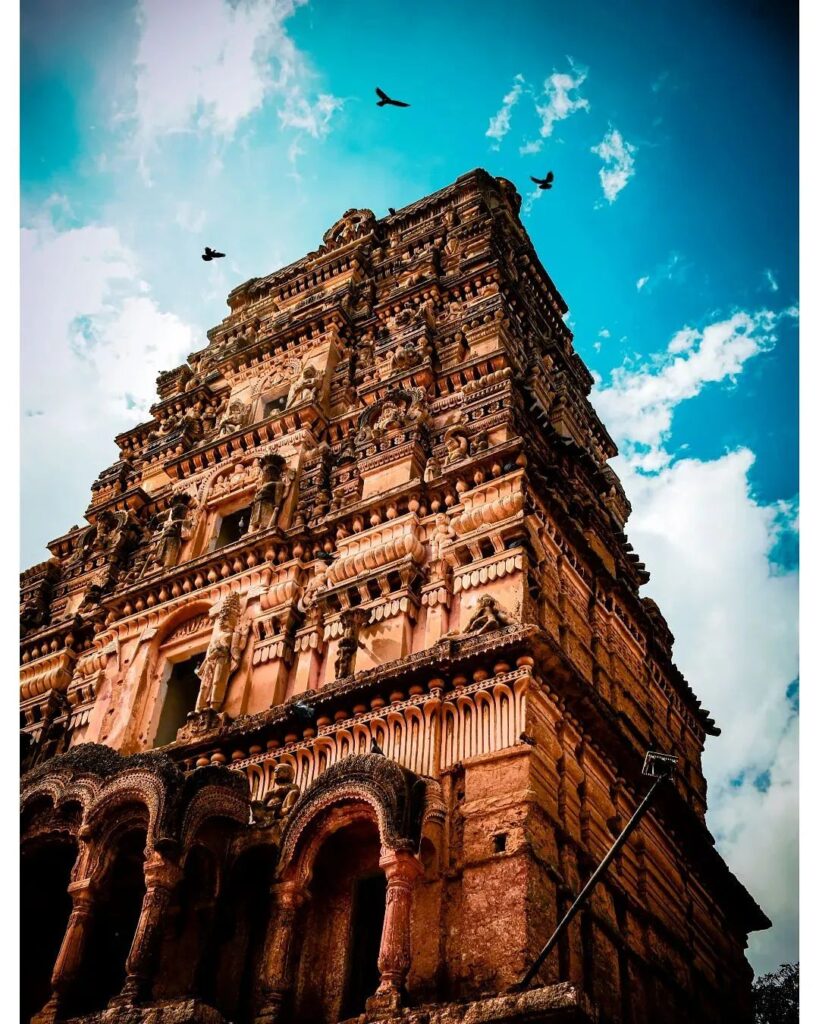 Entrance gopuram of temple