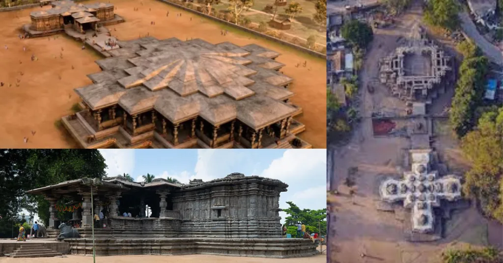 Star-Shaped Layout Thousand Pillar Temple