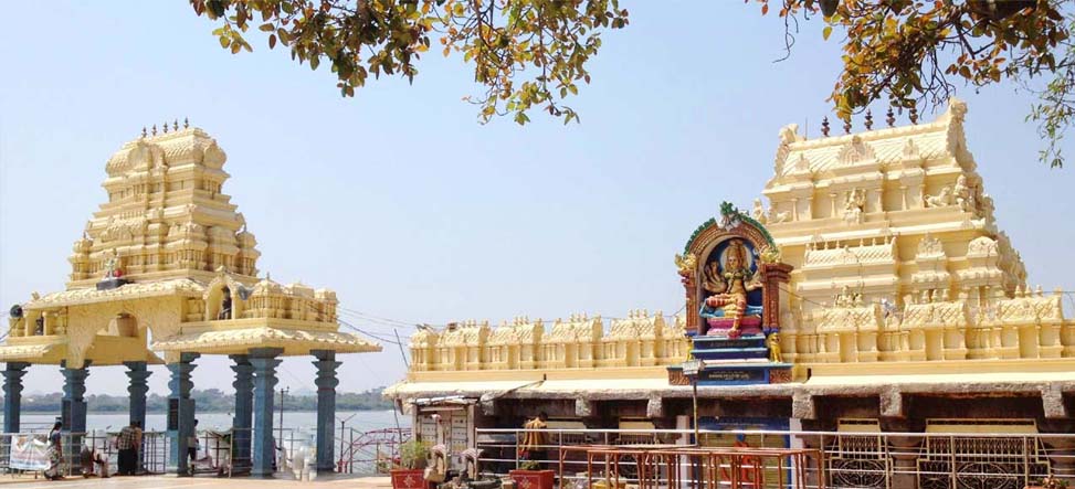 Bhadrakali temple with lake