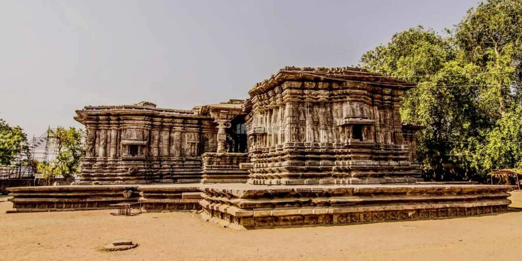 Over view of Thousand Pillar Temple