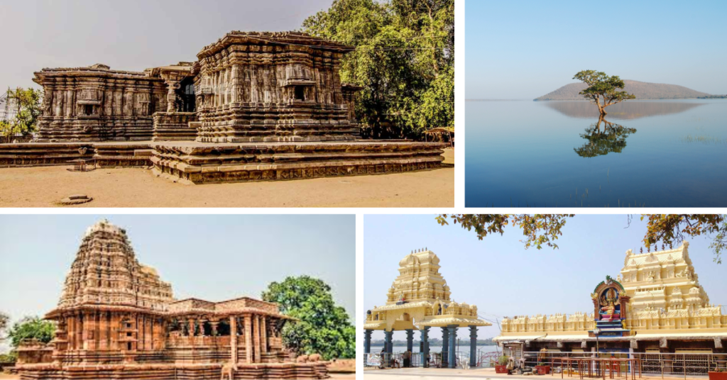 Thousand Pillar Temple 
Ramappa Temple
Pakhal Lake
Bhadrakali temple