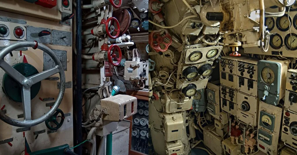 Control room
and Torpedo room in Submarine Museum