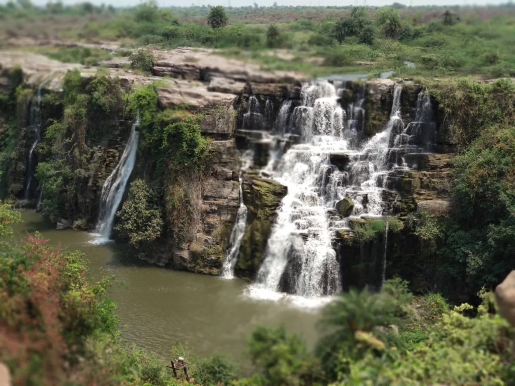 Nature Beauty of Ethipothala Falls,