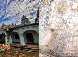 over view of kumari temple