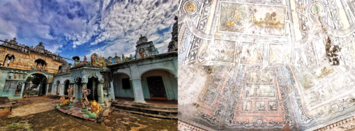 over view of kumari temple