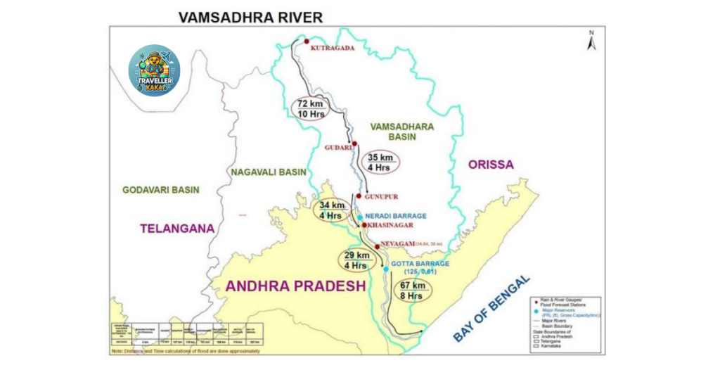 the Vamsadhara 
River