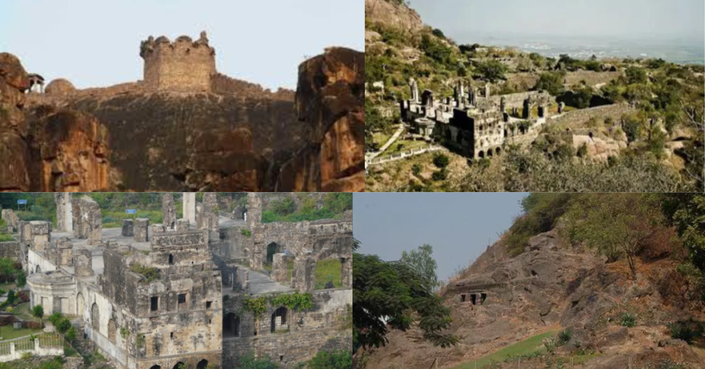 Different Views of Kondaveedu fort