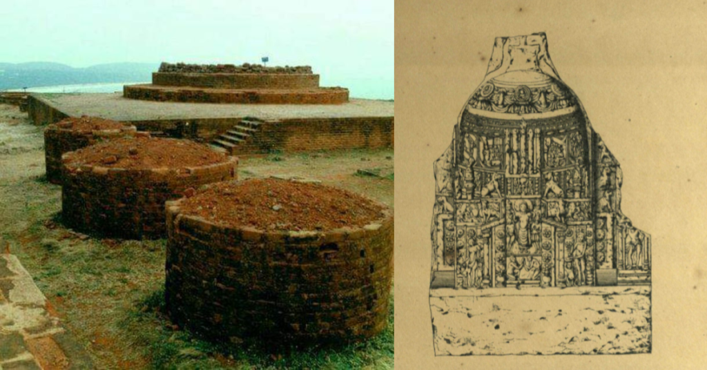  Bhattiprolu Stupa hemispherical shape and Dravidian Rosetta stone
