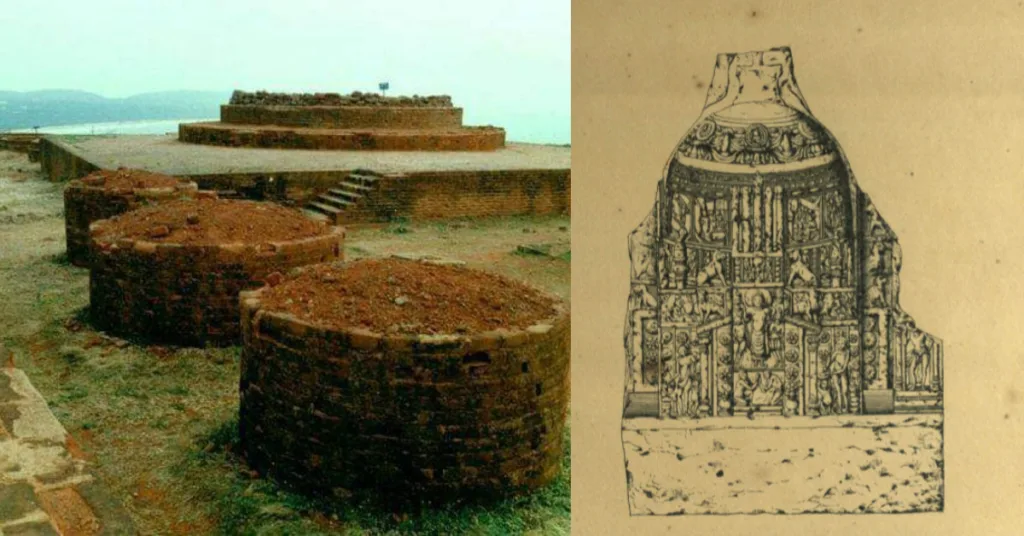 Bhattiprolu Stupa hemispherical shape and Dravidian Rosetta stone