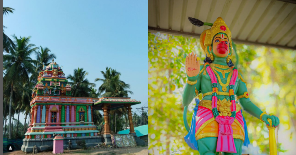 Load hanuman in Natta Rameswara Temple