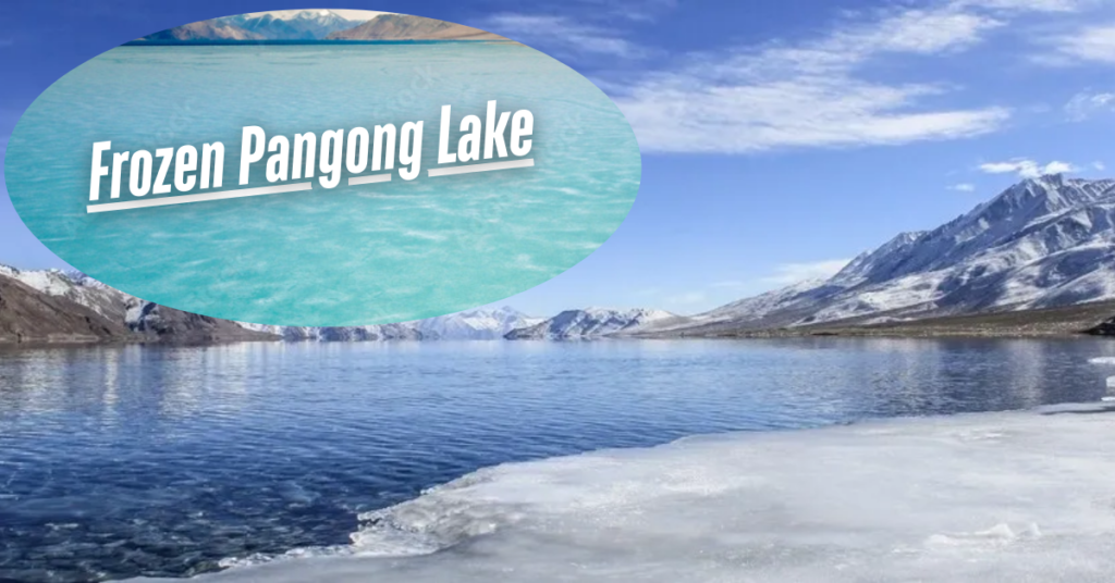 Frozen Pangong Lake