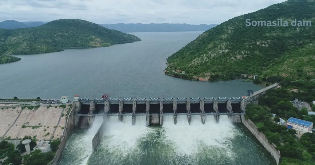 Somasila Dam Overall view