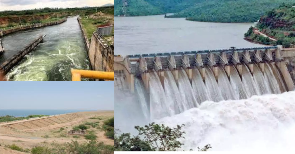 Kandaleru Dam well-organized canal system.