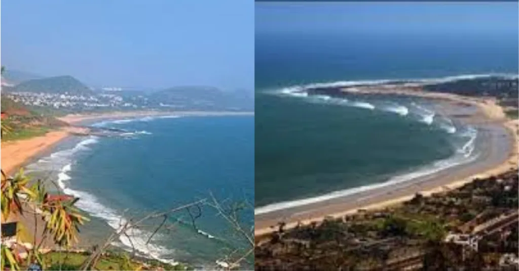 Ramakrishna Beach enjoying the sea breeze