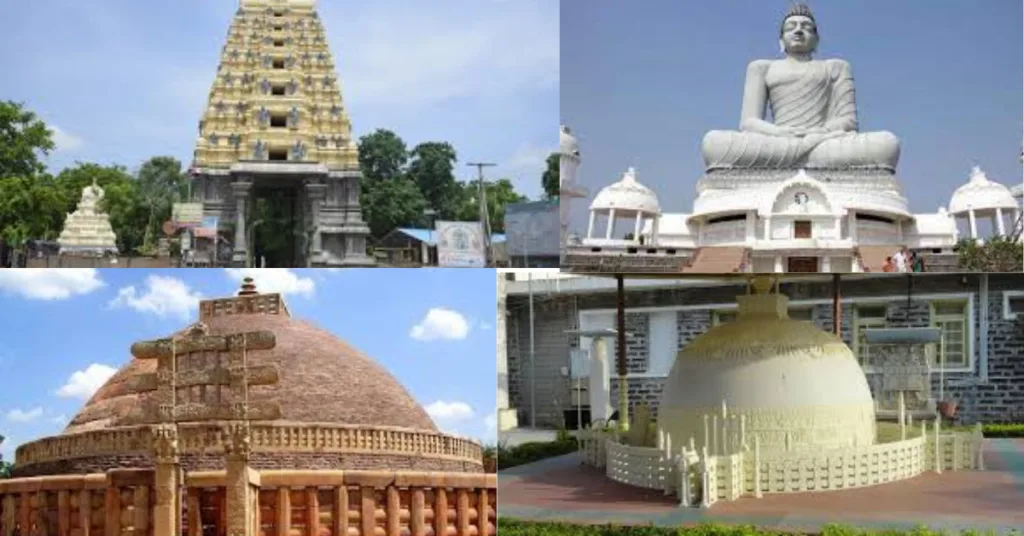 Amaravati,temple and stupas