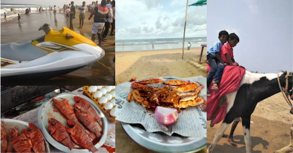 Mypadu beach local food and beach rides