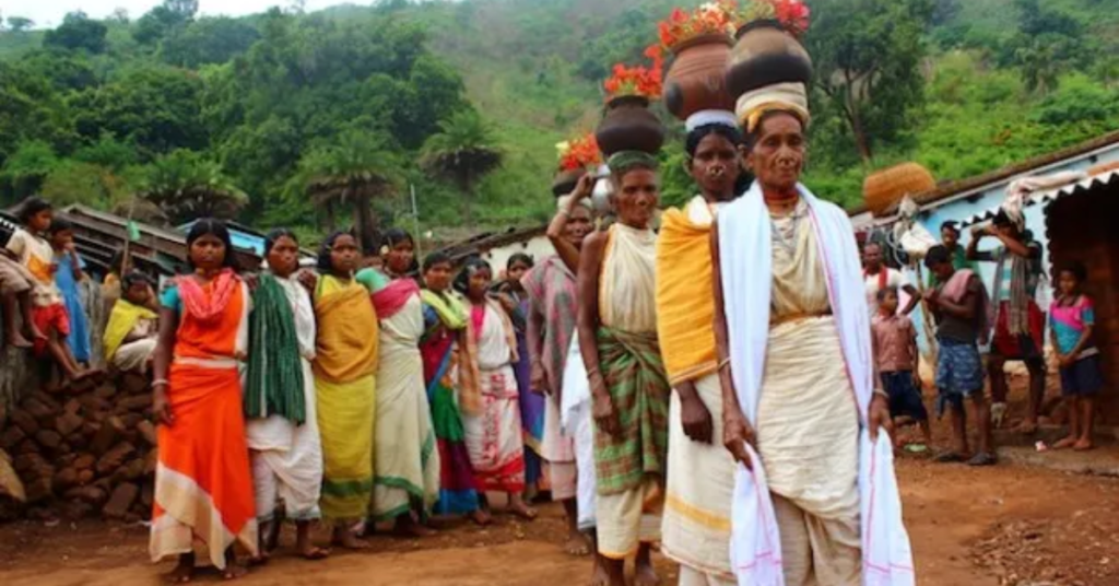 Odisha Dongria Kondh Trible festival celebration.