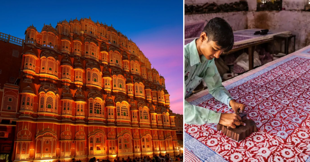 Jaipur Block Printing and Tie-Dye. One of Textile Tours