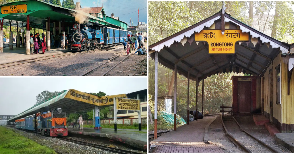 Best train journey route in Darjeeling Toy Train