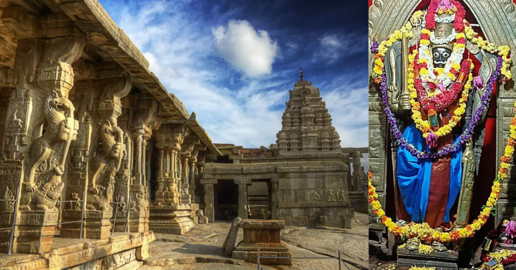 Lepakshi Temple Murals - Exquisite frescoes depicting Hindu mythology.