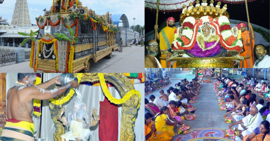 Festivals Celebrations at temple