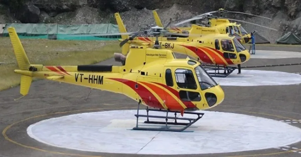 Helicopter Services in Chardham Yatra