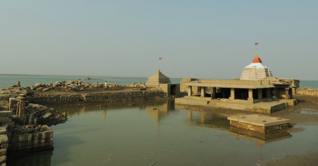 Sangameshwara Temple in water