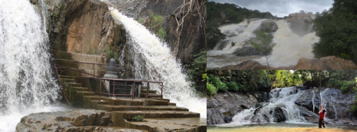 Scenic view of the Eastern Ghats near Kaigal falls