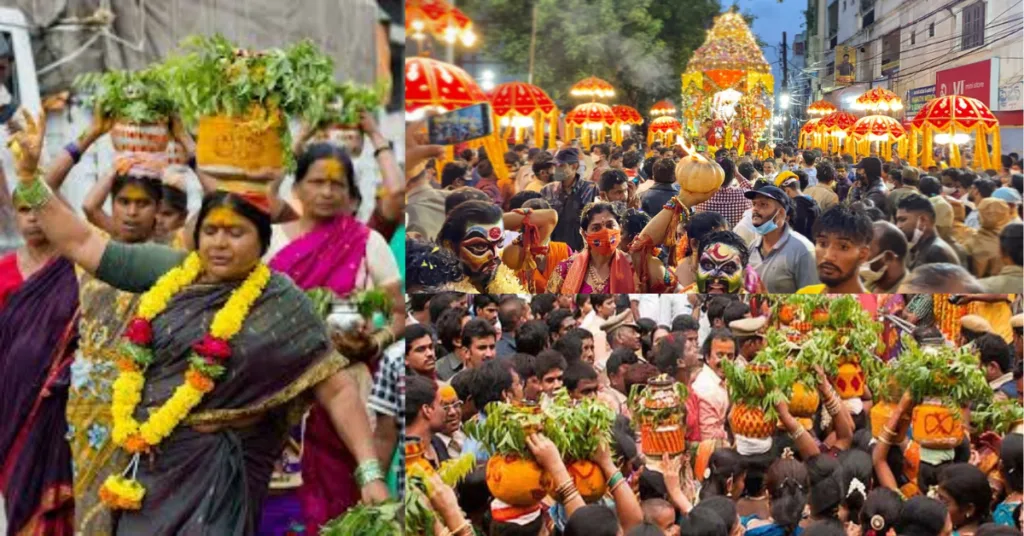 Bonalu Festival Celebrations at Balkampet Yellamma Temple