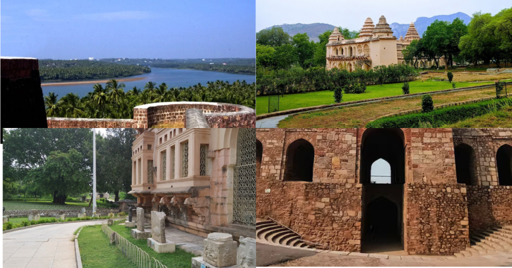 Chandragiri Fort inside and out side view