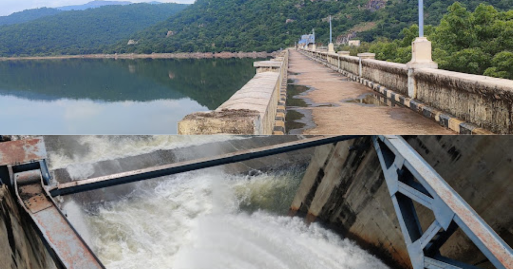 Kalyani Dam reservoir scenic view