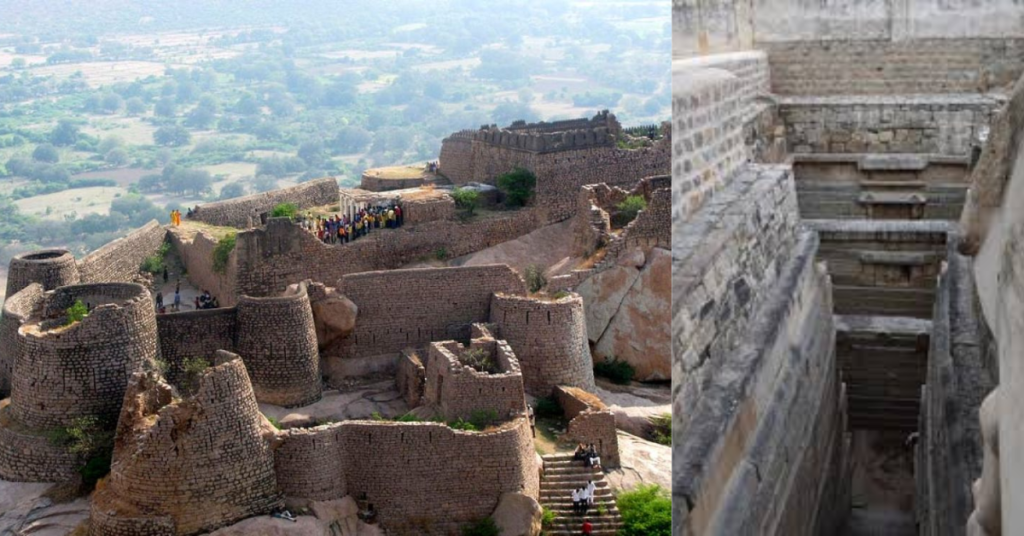 Panoramic view from Penukonda Fort Anantapur