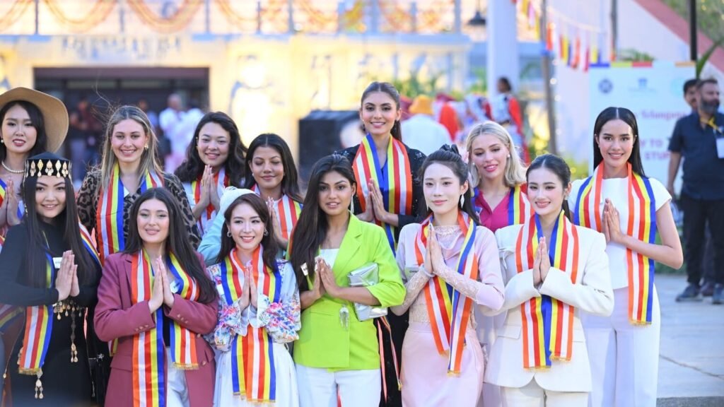 miss world 2025 participants visit at buddhavanam