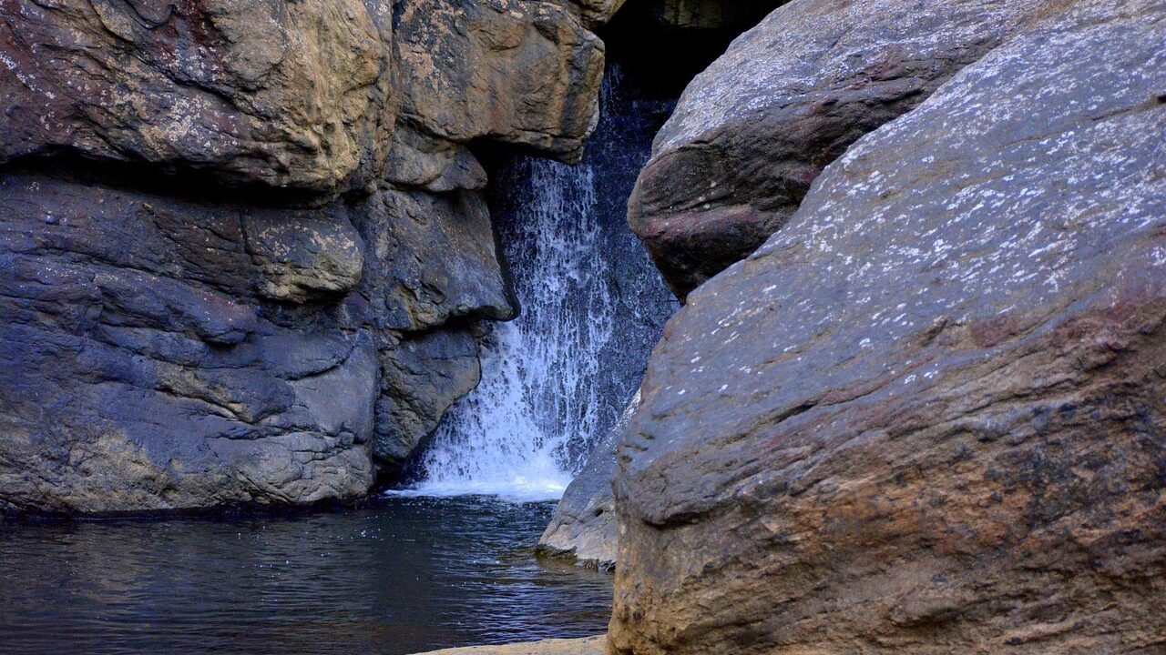 water fall, coorg, karnataka