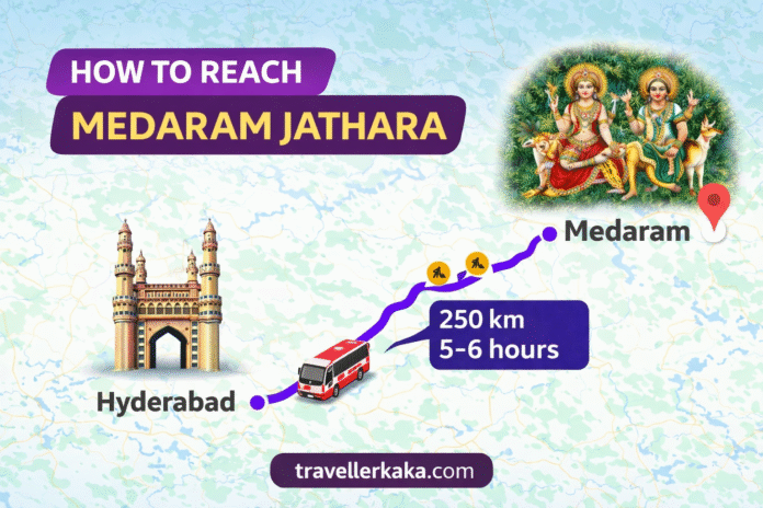 how to reach medaram jathara