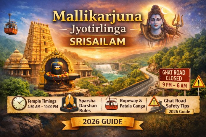 mallikarjuna jyotirlinga srisailam