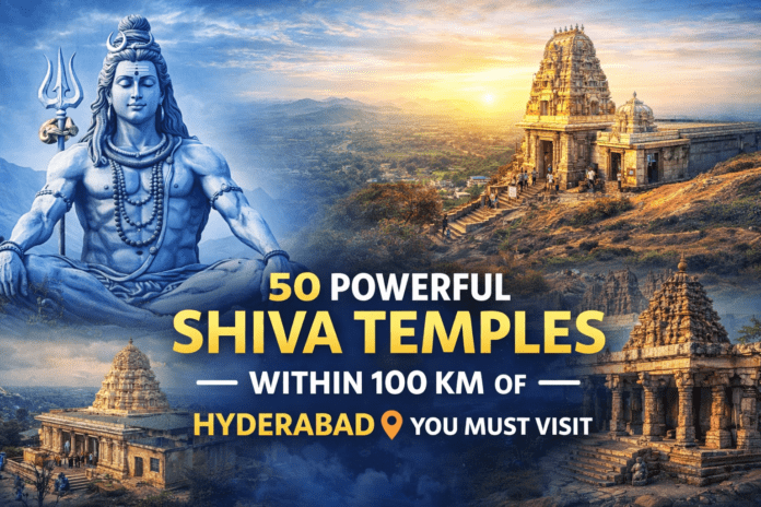 shiva temples near hyderabad