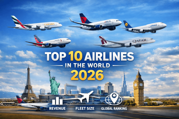 top 10 airlines in the world