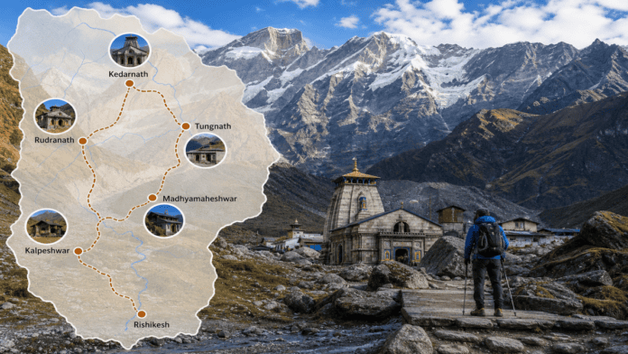 panch kedar route map